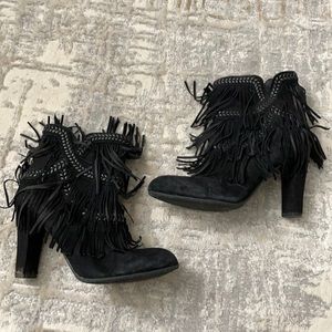 Sam Edelman Fringe Booties